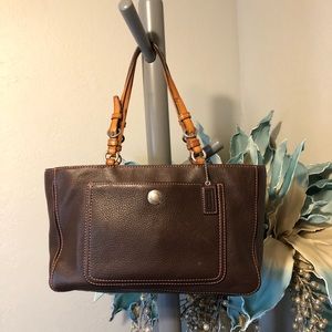 Coach vintage Chelsea brown leather Tote